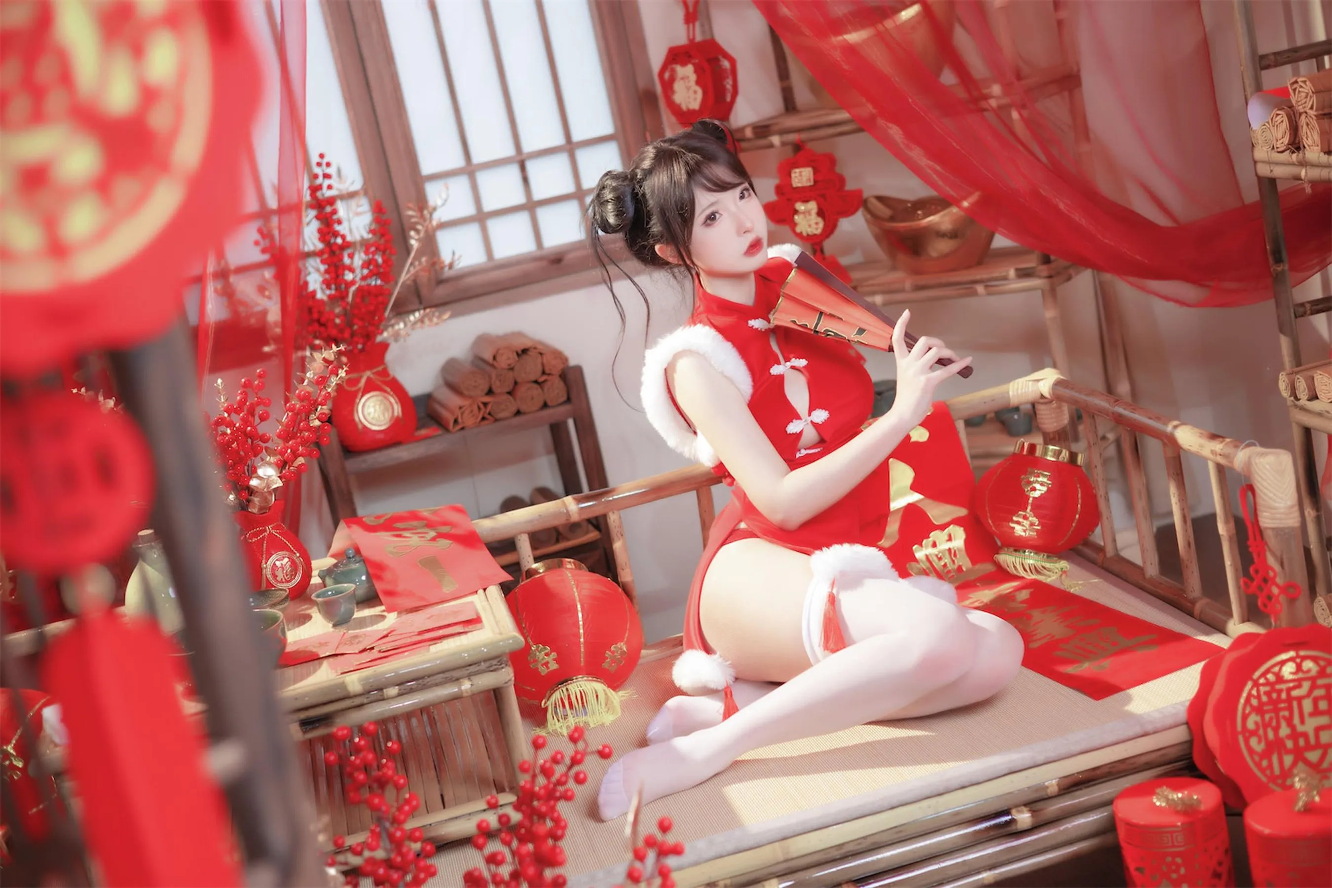 清水由乃 – NO.45 2023新年旗袍 [77P]插图9